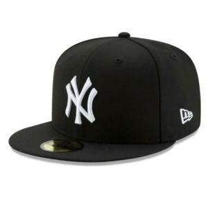 NEW ERA - MLB Baseball Hat - New York Yankees 59FIFTY Fitted Cap - Black